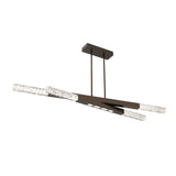 Axis Pivot Linear Chandelier By Hammerton, Size: Large, Finish: Flat Bronze