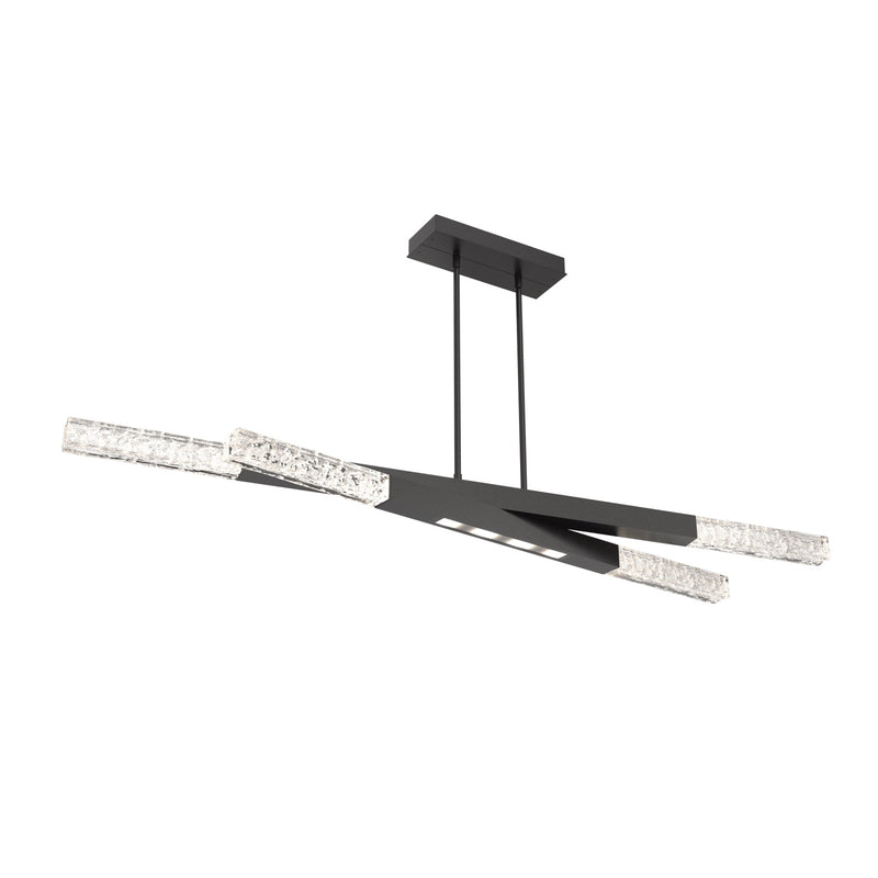 Axis Pivot Linear Chandelier By Hammerton, Size: Large, Finish: Graphite