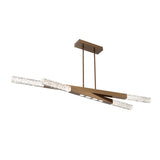 Axis Pivot Linear Chandelier By Hammerton, Size: Large, Finish: Novel Brass
