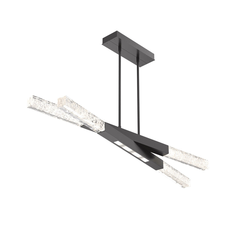Axis Pivot Linear Chandelier By Hammerton, Size: Medium, Finish: Classic Graphic