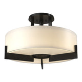 Axis Semi-Flush Mount in Black by Hubbardton Forge
