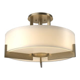 Axis Semi-Flush Mount in Soft Gold by Hubbardton Forge