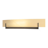 Axis Vanity Light in Bronze, Amber Swirl Glass by Hubbardton Forge