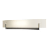 Axis Vanity Light in Natural Iron, Opal Glass by Hubbardton Forge
