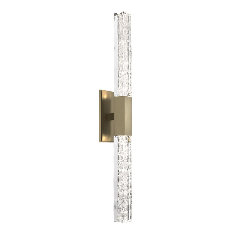 Axis Wall Sconce By Hammerton, Size: Double, Finish: Heritage Brass