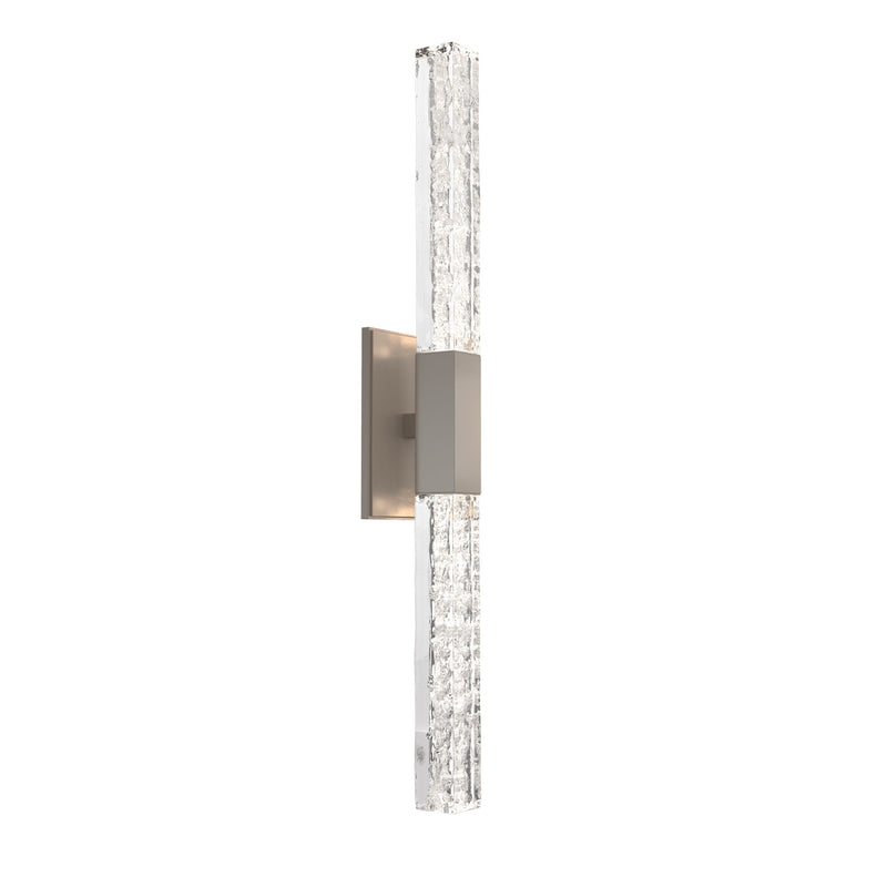 Axis Wall Sconce By Hammerton, Size: Double, Finish: Beige Silver