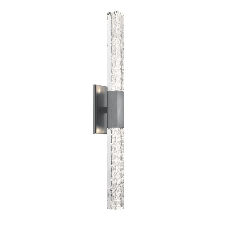 Axis Wall Sconce By Hammerton, Size: Double, Finish: Satin Nickel