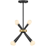 Axton Convertible Pendant Black By Lark Living - Side View1