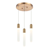 Aydin Pendant 10 Inch Aged Gold Brass