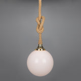 Azores Rope Pendant - Polished Brass