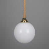 Azores Rope Pendant - Polished Brass