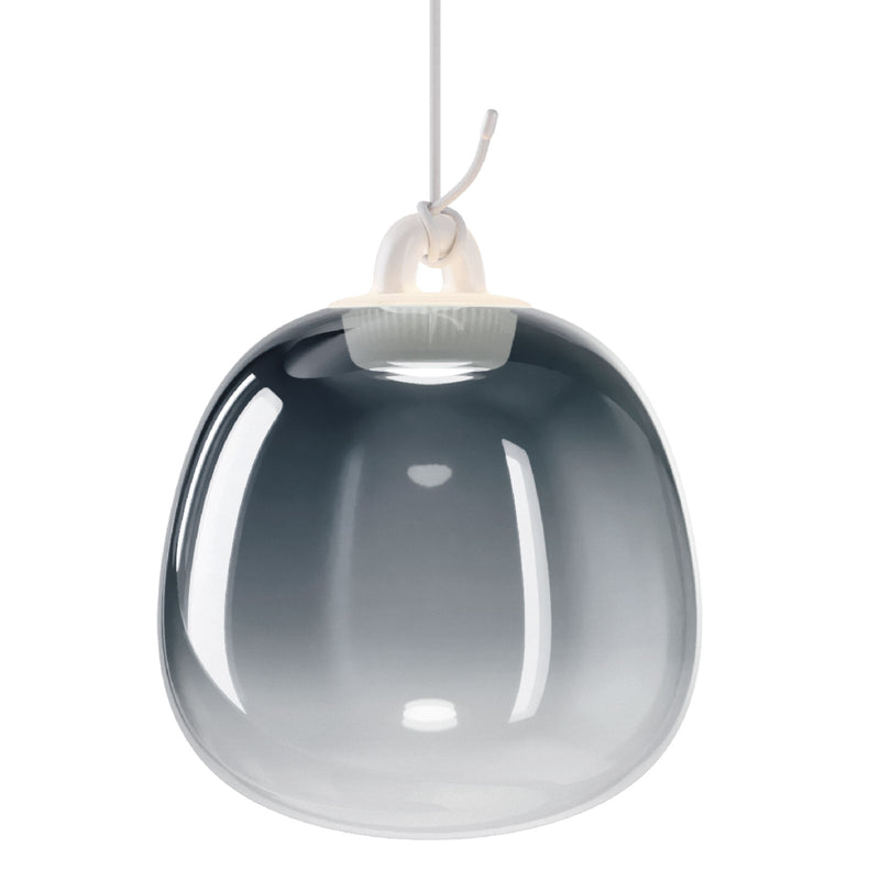 Azure Steel Small Oblo Pendant by Lodes