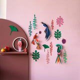 Bird Observer Wall Art, styled in an interior
