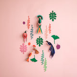 Bird Observer Wall Art, styled in an interior
