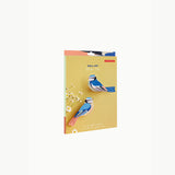 Blue Tits Wall Art, flat-pack packaging
