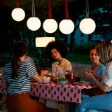 Bolleke Hanging Lamp - lit over an evening dinner