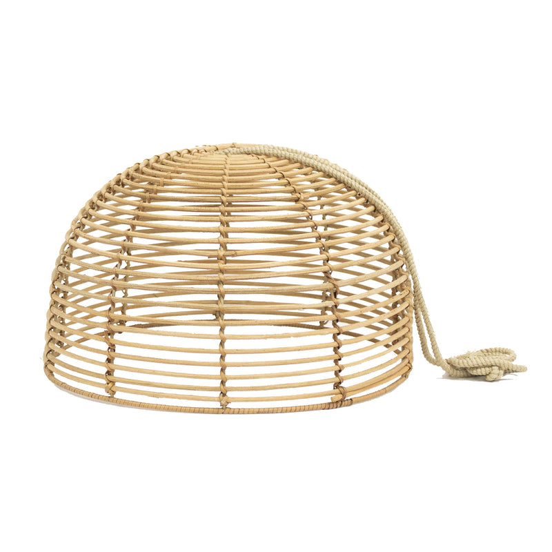 Bossa Portable Pendant Light - front view with rope