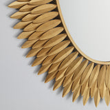 Broche 31.25'' Integrated LED Antique Gold Mirror by Crystorama