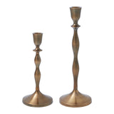 Baccarat Set of Two Candle Holders By Renwil