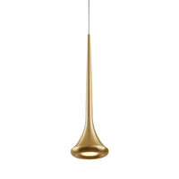 Bach Pendant — Brushed Gold