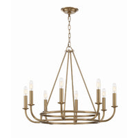 Bailey Chandelier 28" Aged Brass