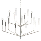 Bailey Chandelier - Polished Nickel