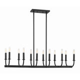 Bailey Linear Chandelier 42'' Matte Black