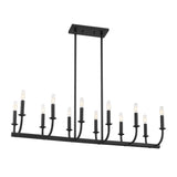 Bailey Linear Chandelier 42'' Matte Black