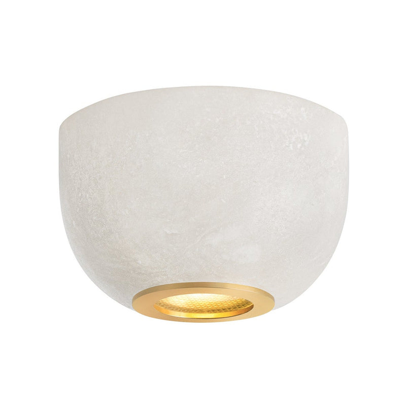 Bains Corner Flush Mount - Aged Brass by Hudson Valley