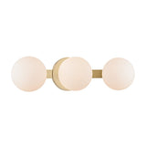 Baird Bath and Vanity Light - 3-Light - Aged Brass by Hudson Valley
