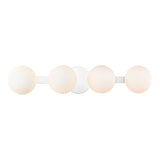 Baird Bath and Vanity Light - 4-Light - Polished Chrome by Hudson Valley