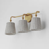 Baja Vanity Light Natural Aged Brass by Maxim Lighting