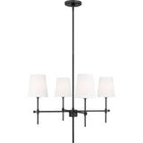 Baker Chandelier — 26", Midnight Black
