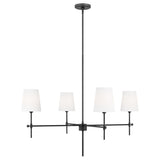 Baker Chandelier — 36", Midnight Black