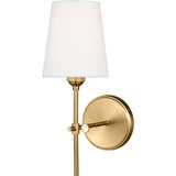 Baker Wall Sconce — 5 1/2", Satin Brass