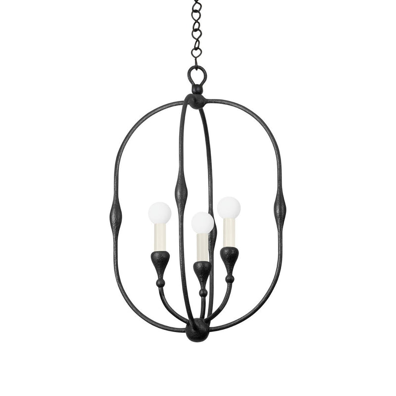 Baltic Lantern - 15 Inch - Aged Iron by Hudson Valley