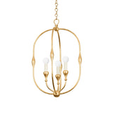 Baltic Lantern - 15 Inch - Vintage Gold Leaf by Hudson Valley
