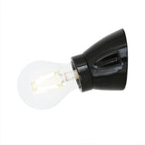 Baltimore Angled Flush Light Fitting - Black