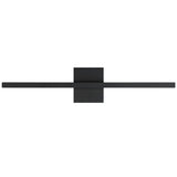 Banda Vanity Light Small Matte Black By Visual Comfort Main View 2