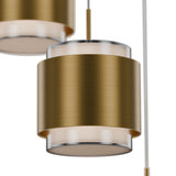 Banded Round Multi-Light Suspension