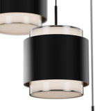 Banded Round Multi-Light Suspension