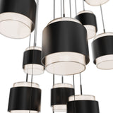 Banded Round Multi-Light Suspension