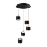 Banded Round Multi-Light Suspension