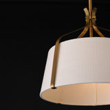 Bandera Pendant Natural Aged Brass by Maxim Lighting