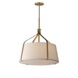 Bandera Pendant Natural Aged Brass by Maxim Lighting