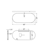 Banner Elisse Arch LED Mirror 28 Inch