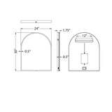 Banner Elisse Arch LED Mirror 30 Inch