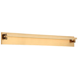 Baretta Vanity Light Aged Gold Brass Large By Matteo - Side View