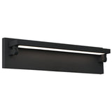 Baretta Vanity Light Matte Black Small By Matteo - Side View