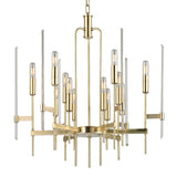 Bari Chandelier - 12-Light - Aged Brass by Hudson Valley
